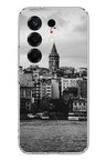 Tecno Camon 50 4G Uyumlu Galata Kulesi ve Deniz Manzaralı Baskılı Silikon Kılıf