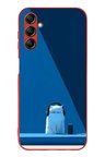 Samsung Galaxy A14 Uyumlu Kulaklı Kedi Baskılı Silikon Kılıf