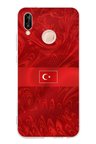 Huawei P20 Lite Uyumlu Türk Milli Takım Desenli Forma Baskılı Silikon Kılıf