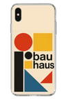 iPhone X-XS Uyumlu Bauhaus Akımı Baskılı Silikon Kılıf