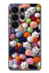Samsung Galaxy S26 Ultra Uyumlu Renkli Kediler Baskılı Silikon Kılıf