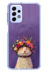 Samsung Galaxy A33 Uyumlu Frida Catlo kedi Baskılı Silikon Kılıf