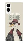 Samsung Galaxy S25 Edge Uyumlu Everything is fine Baskılı Silikon Kılıf