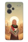 Redmi Note 13 PRO PLUS Uyumlu Filistine Özgürlük Kız Baskılı Silikon Kılıf