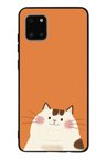 Samsung Galaxy Note 10 Lite Uyumlu Kedi Baskılı Silikon Kılıf