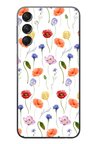 Samsung Galaxy A24 Uyumlu Sade Tek Çiçekler Baskılı Silikon Kılıf