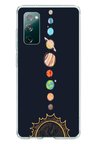 Samsung Galaxy S20 FE Uyumlu Gezegenler Baskılı Silikon Kılıf