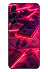 Samsung Galaxy A55 Uyumlu Kızıl Dolarlar Baskılı Silikon Kılıf