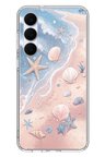 Samsung Galaxy S25 FE Uyumlu Deniz Yıldızı Kumsalı Baskılı Silikon Kılıf