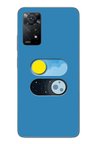 Redmi Note 11E Uyumlu Gece Gündüz Geçiş Baskılı Silikon Kılıf