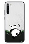 Redmi Note 8 Uyumlu Bambuya Çıkan Panda Baskılı Silikon Kılıf