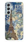 Samsung Galaxy A34 Uyumlu Paris ve Eyfel Kulesi Baskılı Silikon Kılıf