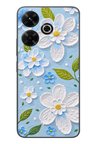 Redmi 13 Uyumlu Mavi Papatyalar Baskılı Silikon Kılıf