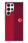 Samsung Galaxy S22 Ultra Uyumlu Türk Milli Takım Parçalı Forma Baskılı Silikon Kılıf