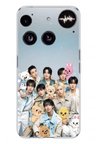 Nothing Phone (3) Uyumlu Tray Kids K-Pop Grubu ve SKZOO Temalı Baskılı Silikon Kılıf