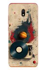 Redmi 8A Uyumlu Plak Gezegeni Baskılı Silikon Kılıf