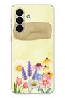 Samsung Galaxy A27 Uyumlu Sulu Boya Dokulu Vazoda Çiçek Desenli Baskılı Silikon Kılıf