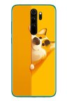 Redmi Note 8 Pro Uyumlu Sarı Köpek Baskılı Silikon Kılıf