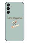 Samsung Galaxy A15 Uyumlu I'm Pregnant Baskılı Silikon Kılıf
