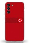Samsung Galaxy S21 FE Uyumlu Türk Milli Takım Izgara Desenli Forma Baskılı Silikon Kılıf