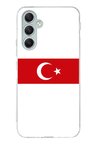 Samsung Galaxy A34 Uyumlu Türk Milli Takım Beyaz Forma Baskılı Silikon Kılıf