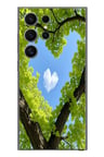 Samsung Galaxy S24 Ultra Uyumlu Kalpli Ağaç Baskılı Silikon Kılıf