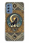 Samsung Galaxy M52 Uyumlu Yalnız Kurt Göktürk Baskılı Silikon Kılıf