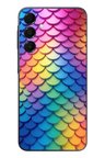 Samsung Galaxy A16 Uyumlu Gökkuşağı Renkleri Baskılı Silikon Kılıf