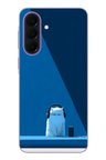 Samsung Galaxy A57 Uyumlu Kulaklı Kedi Baskılı Silikon Kılıf