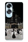 Oppo A60 Uyumlu Kabe Umre Baskılı Silikon Kılıf