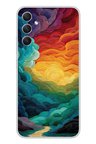Samsung Galaxy A34 Uyumlu Gün Doğumu ve Batımı Baskılı Silikon Kılıf