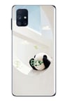 Samsung Galaxy M51 Uyumlu Gözlüklü Panda Baskılı Silikon Kılıf