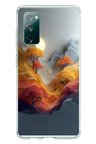 Samsung Galaxy S20 FE Uyumlu Renk Dalgalı Manzara Baskılı Silikon Kılıf