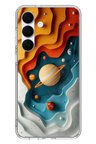 Samsung Galaxy S25 FE Uyumlu Uzay Renk Paleti Baskılı Silikon Kılıf