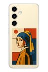 Samsung Galaxy S24 Uyumlu Bauhaus İnci Küpeli Kız Baskılı Silikon Kılıf