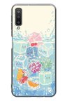 Samsung Galaxy A7 2018 Uyumlu Kare Buzlar Baskılı Silikon Kılıf