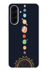 Samsung Galaxy A37 Uyumlu Gezegenler Baskılı Silikon Kılıf