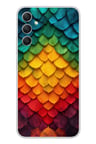 Samsung Galaxy A34 Uyumlu Efsun Renk Demeti Baskılı Silikon Kılıf