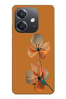 Oppo A3 Uyumlu Hibüskus Çiçeği Baskılı Silikon Kılıf