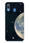 Samsung Galaxy A20-A30 Uyumlu Minimalist Galaksi Yıldızlı Gece Baskılı Silikon Kılıf