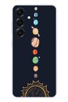 Samsung Galaxy S25 Uyumlu Gezegenler Baskılı Silikon Kılıf