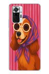 Redmi Note 10 Pro Uyumlu Gözlüklü Köpek Baskılı Silikon Kılıf