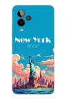 General Mobile GM 24 PRO Uyumlu Özgürlük Heykeli New York Baskılı Silikon Kılıf