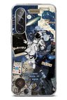 Samsung Galaxy A56 Uyumlu Retro Astronot Tasarımlı Baskılı Silikon Kılıf