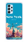 Samsung Galaxy A53 Uyumlu Özgürlük Heykeli New York Baskılı Silikon Kılıf