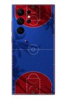 Samsung Galaxy S22 Ultra Uyumlu Basketbol Sahası Baskılı Silikon Kılıf