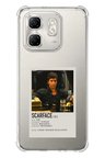 Infinix Hot 50i - Smart 9 Uyumlu Scarface Mini Poster Tasarımlı Baskılı Silikon Kılıf
