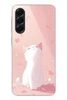 Samsung Galaxy A56 Uyumlu Minnoş Kedi Baskılı Silikon Kılıf