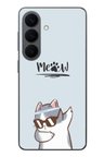 Samsung Galaxy S26 Uyumlu Miyav Baskılı Silikon Kılıf