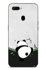 Oppo A5S Uyumlu Bambuya Çıkan Panda Baskılı Silikon Kılıf